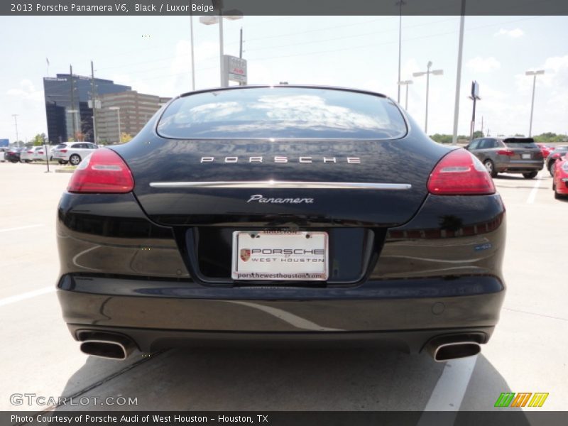 Black / Luxor Beige 2013 Porsche Panamera V6