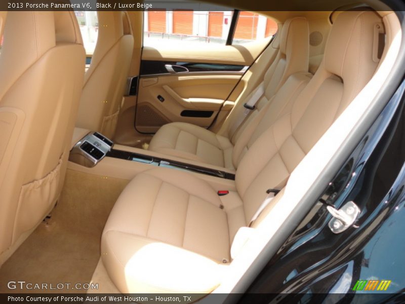 Black / Luxor Beige 2013 Porsche Panamera V6