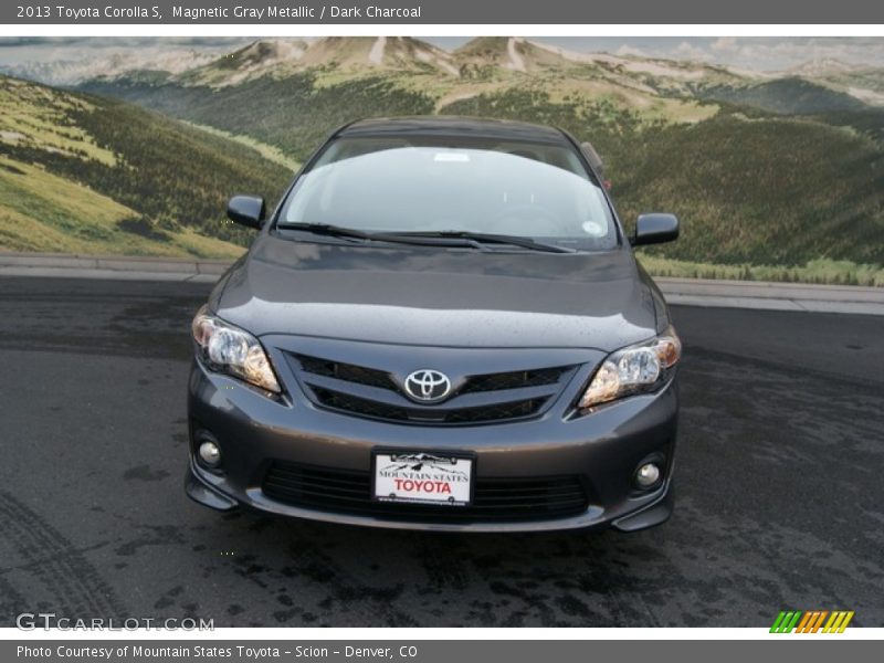 Magnetic Gray Metallic / Dark Charcoal 2013 Toyota Corolla S