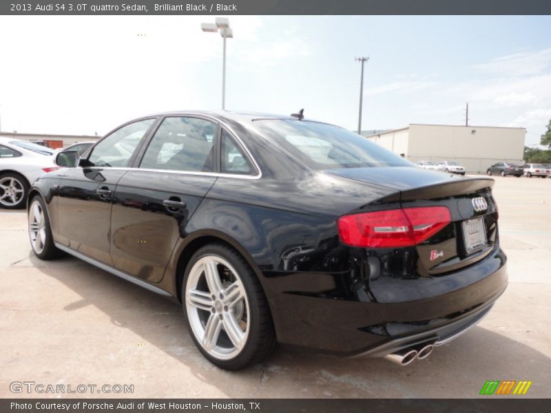 Brilliant Black / Black 2013 Audi S4 3.0T quattro Sedan