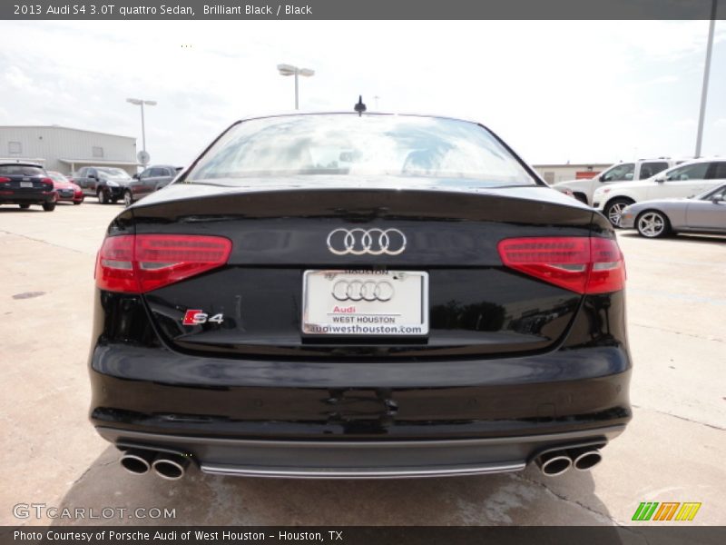 Brilliant Black / Black 2013 Audi S4 3.0T quattro Sedan