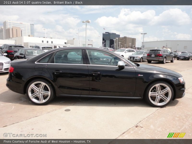 Brilliant Black / Black 2013 Audi S4 3.0T quattro Sedan