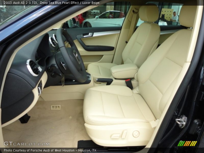  2013 A3 2.0 TDI Luxor Beige Interior