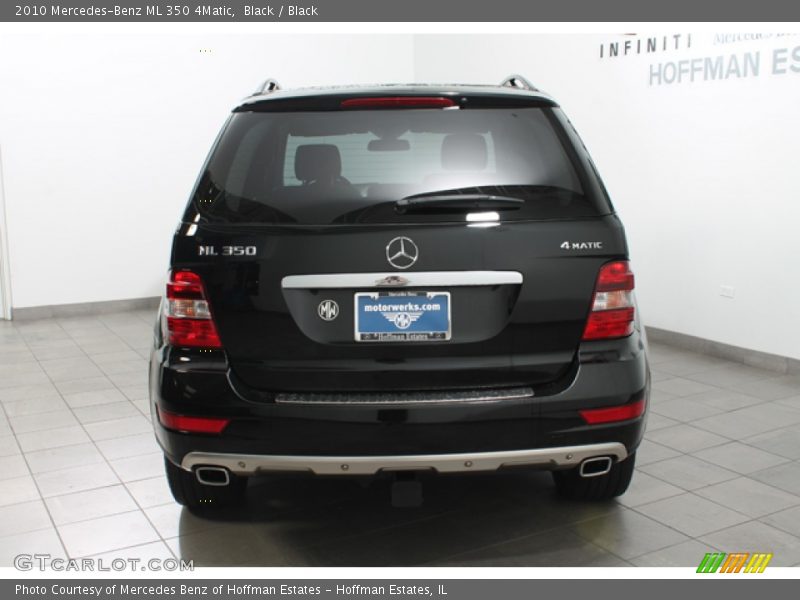 Black / Black 2010 Mercedes-Benz ML 350 4Matic