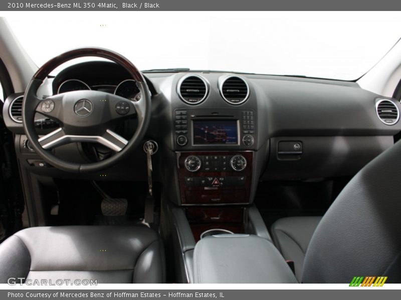 Black / Black 2010 Mercedes-Benz ML 350 4Matic