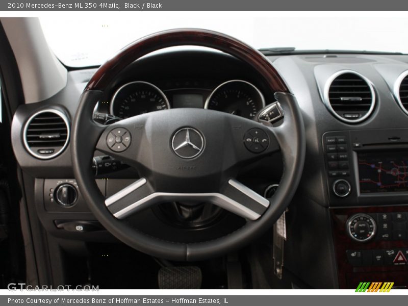 Black / Black 2010 Mercedes-Benz ML 350 4Matic