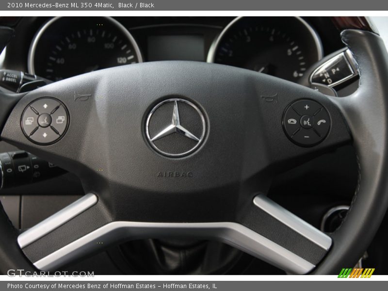 Black / Black 2010 Mercedes-Benz ML 350 4Matic