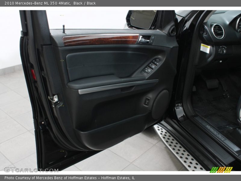 Black / Black 2010 Mercedes-Benz ML 350 4Matic