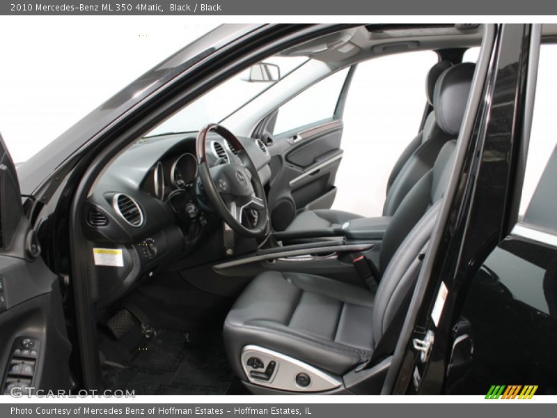 Black / Black 2010 Mercedes-Benz ML 350 4Matic