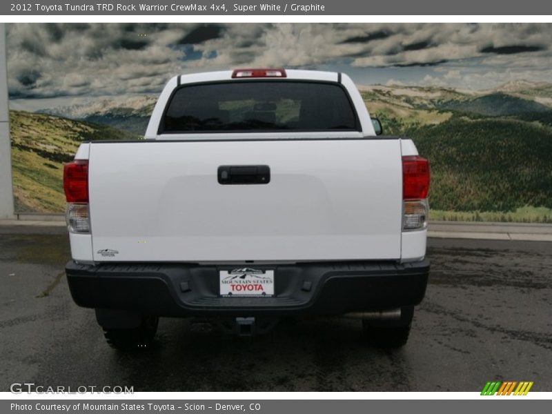 Super White / Graphite 2012 Toyota Tundra TRD Rock Warrior CrewMax 4x4