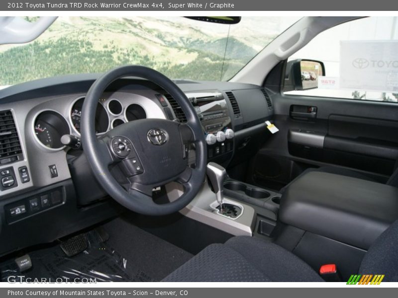 Graphite Interior - 2012 Tundra TRD Rock Warrior CrewMax 4x4 