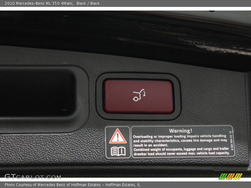 Black / Black 2010 Mercedes-Benz ML 350 4Matic