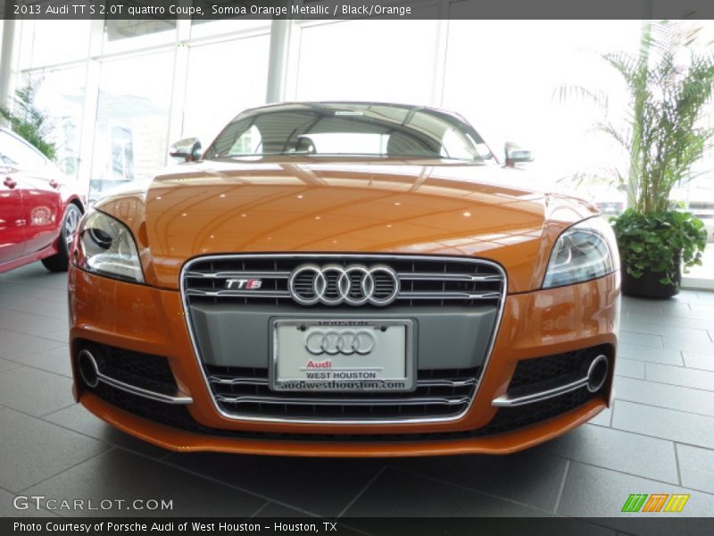 Somoa Orange Metallic / Black/Orange 2013 Audi TT S 2.0T quattro Coupe