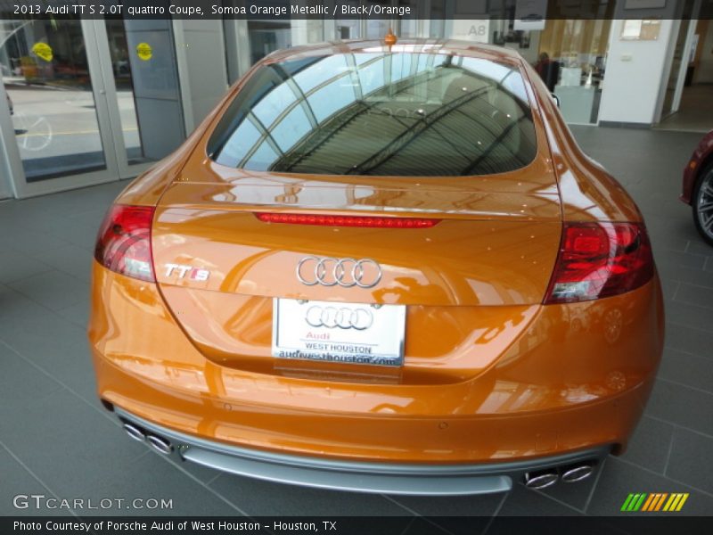 Somoa Orange Metallic / Black/Orange 2013 Audi TT S 2.0T quattro Coupe