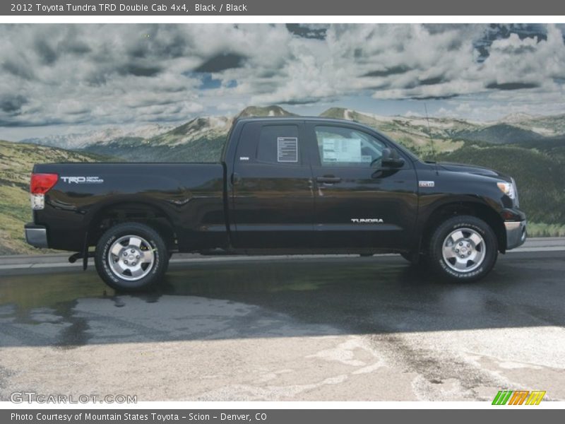 Black / Black 2012 Toyota Tundra TRD Double Cab 4x4