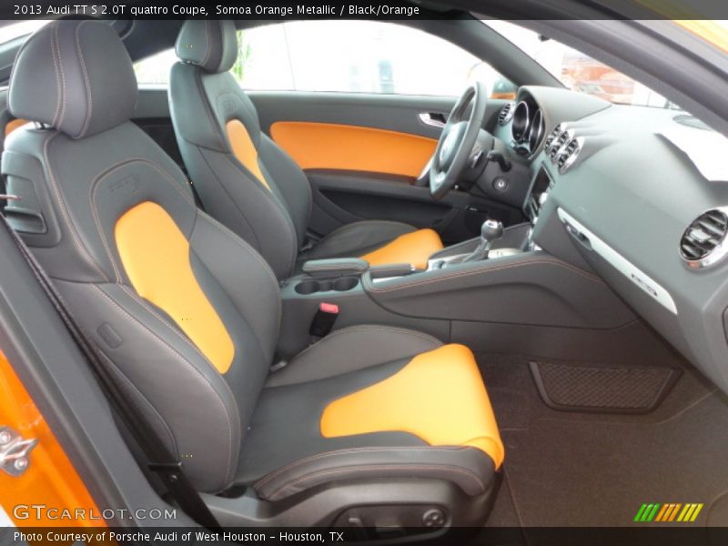  2013 TT S 2.0T quattro Coupe Black/Orange Interior