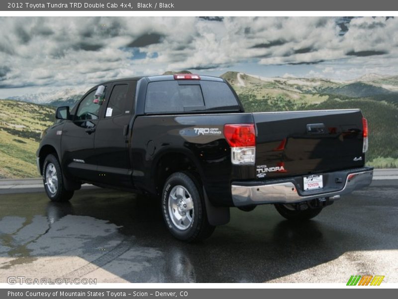 Black / Black 2012 Toyota Tundra TRD Double Cab 4x4