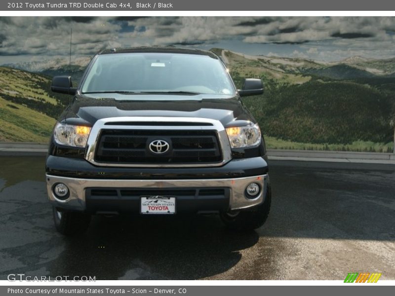 Black / Black 2012 Toyota Tundra TRD Double Cab 4x4