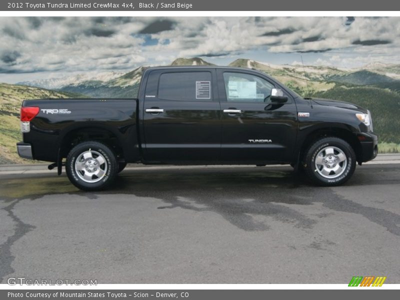Black / Sand Beige 2012 Toyota Tundra Limited CrewMax 4x4