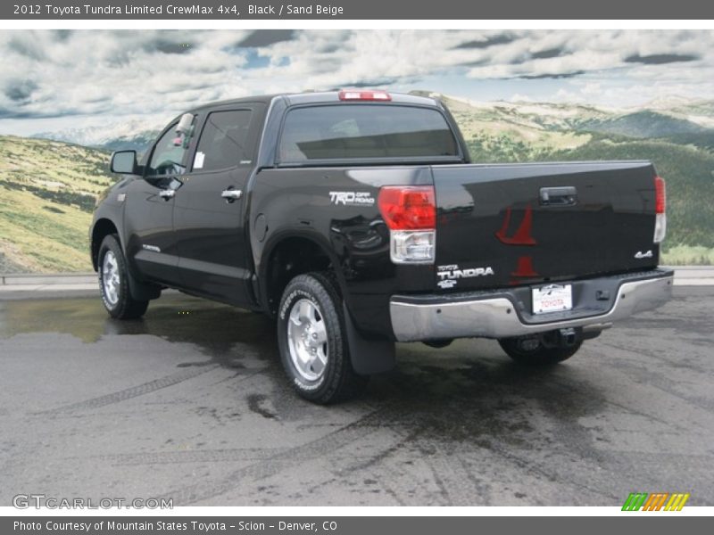 Black / Sand Beige 2012 Toyota Tundra Limited CrewMax 4x4