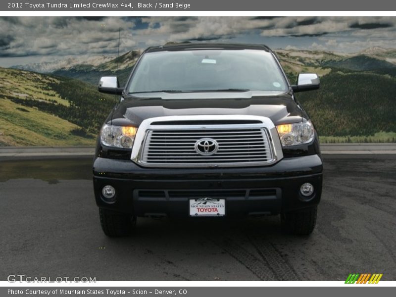 Black / Sand Beige 2012 Toyota Tundra Limited CrewMax 4x4