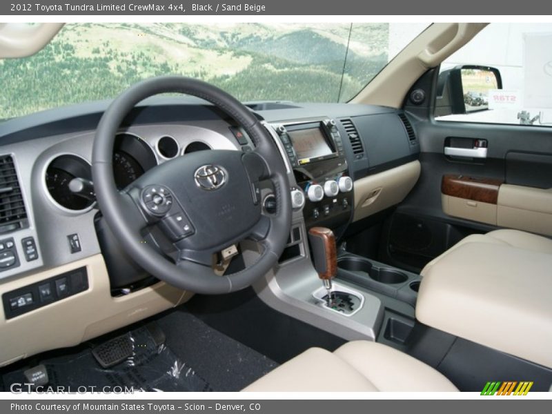 Black / Sand Beige 2012 Toyota Tundra Limited CrewMax 4x4