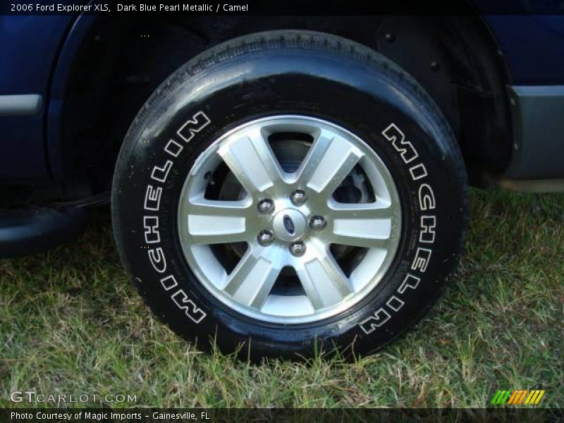 Dark Blue Pearl Metallic / Camel 2006 Ford Explorer XLS