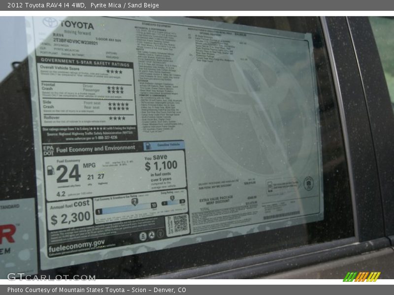 Pyrite Mica / Sand Beige 2012 Toyota RAV4 I4 4WD