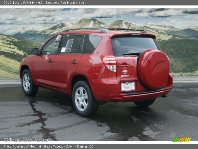 Barcelona Red Metallic / Ash 2012 Toyota RAV4 I4 4WD