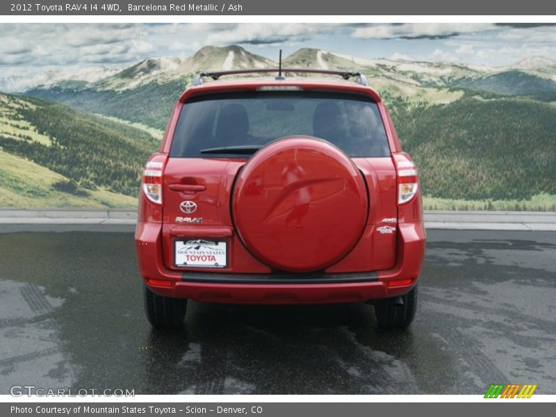 Barcelona Red Metallic / Ash 2012 Toyota RAV4 I4 4WD