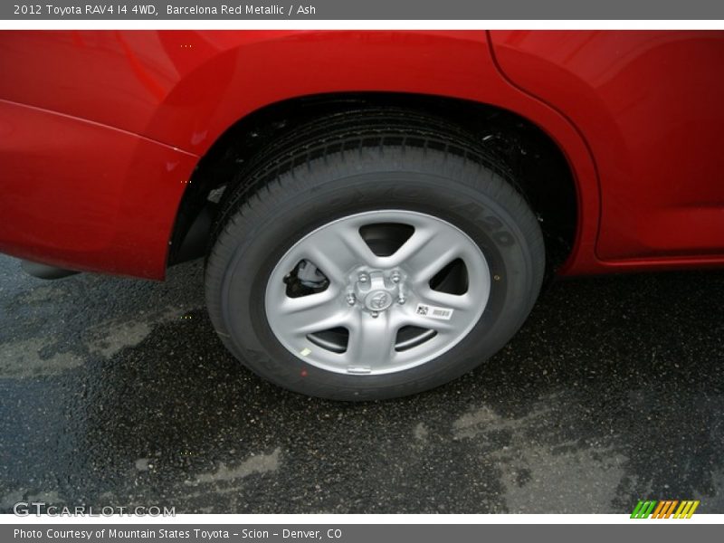 Barcelona Red Metallic / Ash 2012 Toyota RAV4 I4 4WD