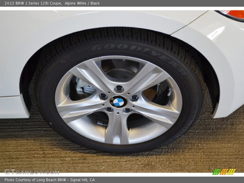 Alpine White / Black 2013 BMW 1 Series 128i Coupe