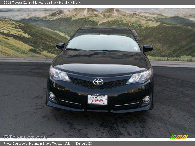 Attitude Black Metallic / Black 2012 Toyota Camry SE