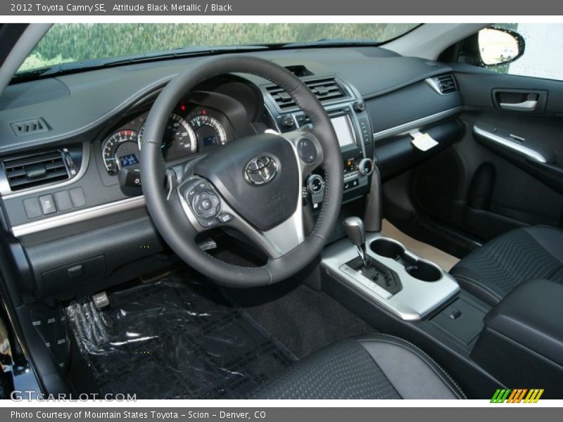 Attitude Black Metallic / Black 2012 Toyota Camry SE