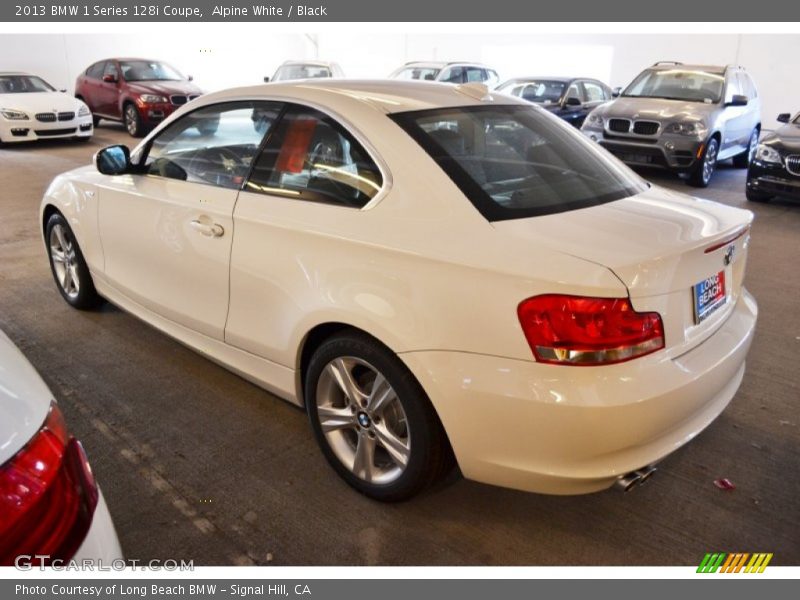 Alpine White / Black 2013 BMW 1 Series 128i Coupe