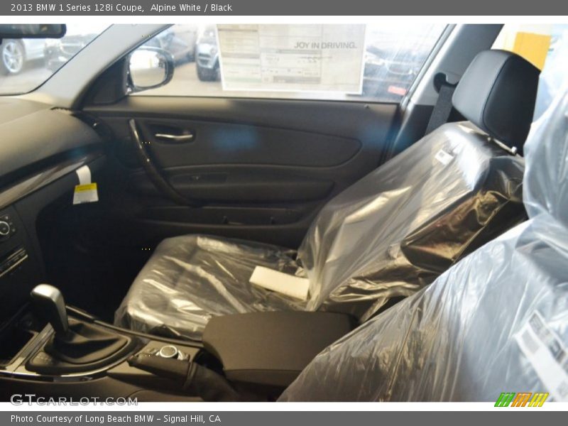 Alpine White / Black 2013 BMW 1 Series 128i Coupe