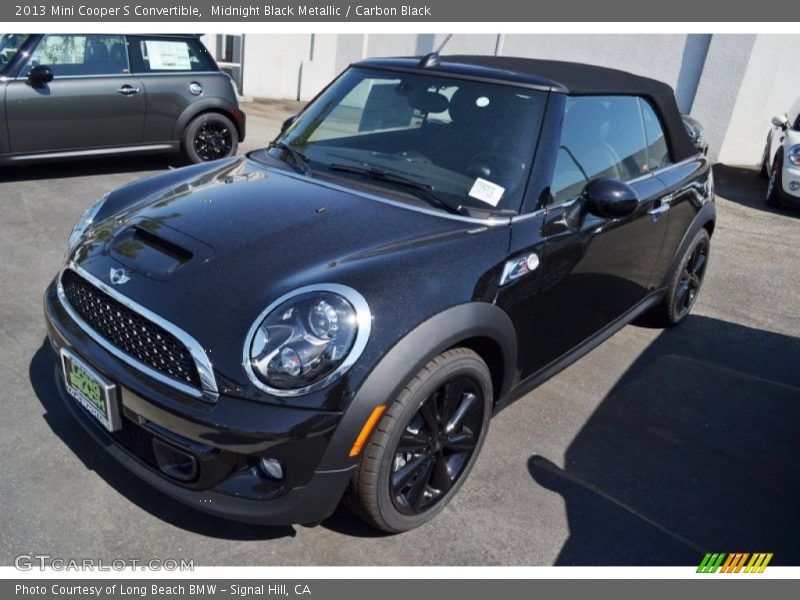 Midnight Black Metallic / Carbon Black 2013 Mini Cooper S Convertible