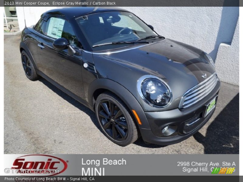 Eclipse Gray Metallic / Carbon Black 2013 Mini Cooper Coupe