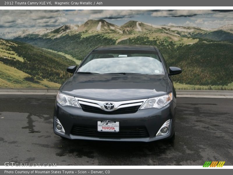 Magnetic Gray Metallic / Ash 2012 Toyota Camry XLE V6