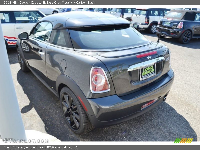 Eclipse Gray Metallic / Carbon Black 2013 Mini Cooper Coupe