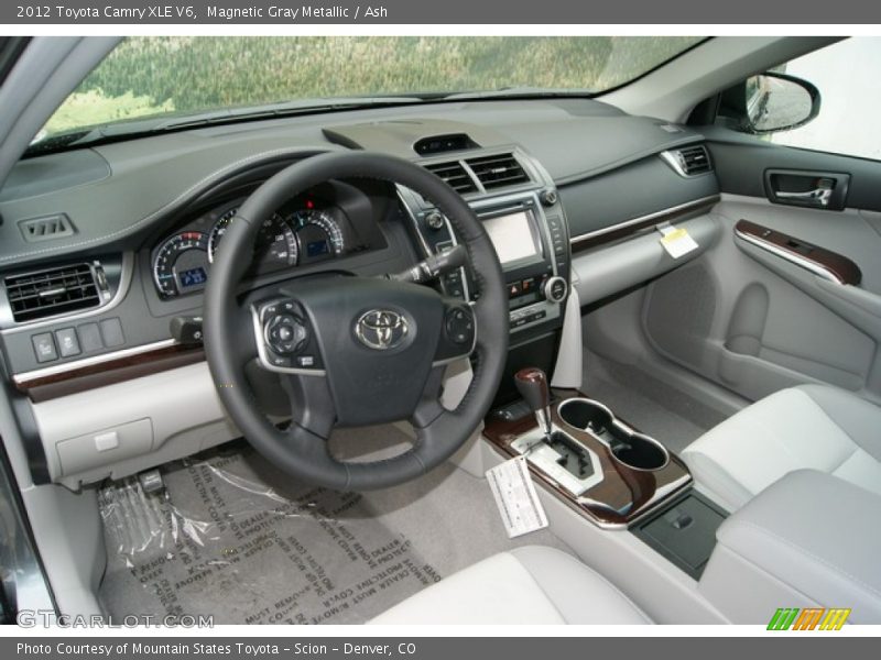 Magnetic Gray Metallic / Ash 2012 Toyota Camry XLE V6