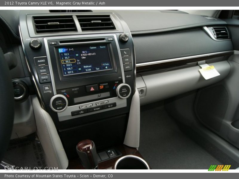 Magnetic Gray Metallic / Ash 2012 Toyota Camry XLE V6