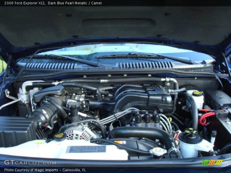 Dark Blue Pearl Metallic / Camel 2006 Ford Explorer XLS