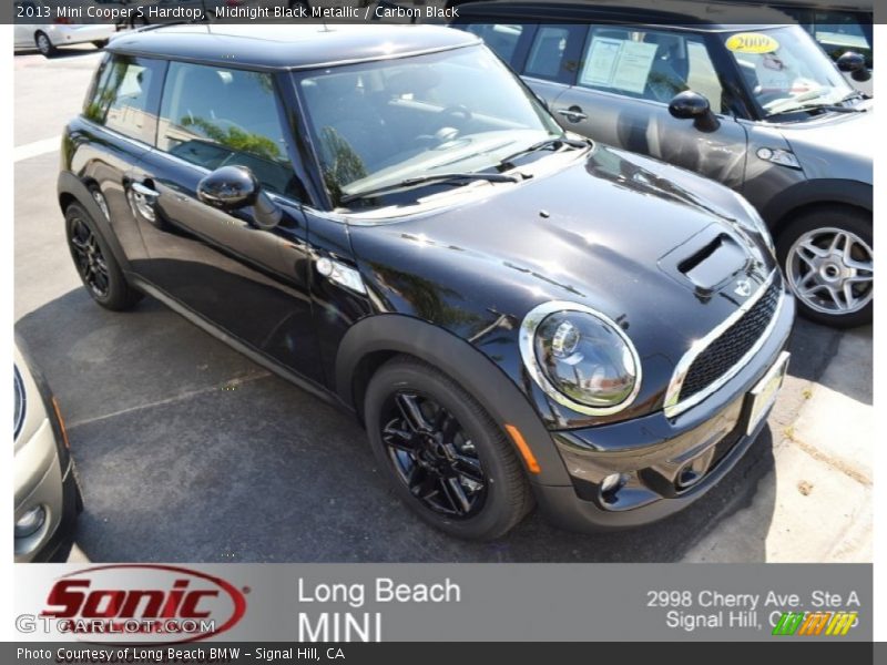 Midnight Black Metallic / Carbon Black 2013 Mini Cooper S Hardtop