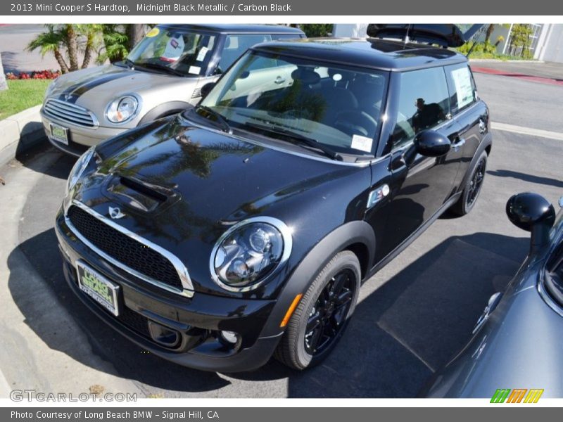 Midnight Black Metallic / Carbon Black 2013 Mini Cooper S Hardtop