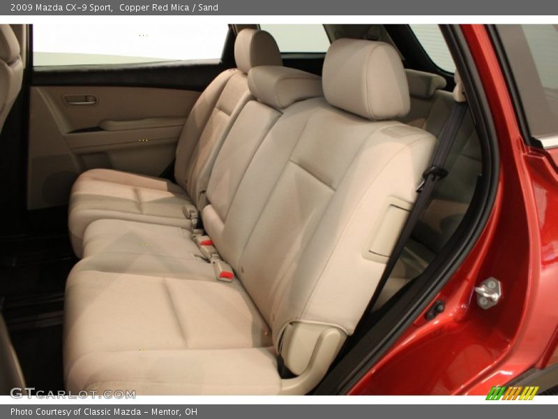 Rear Seat of 2009 CX-9 Sport