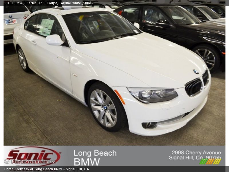 Alpine White / Black 2013 BMW 3 Series 328i Coupe