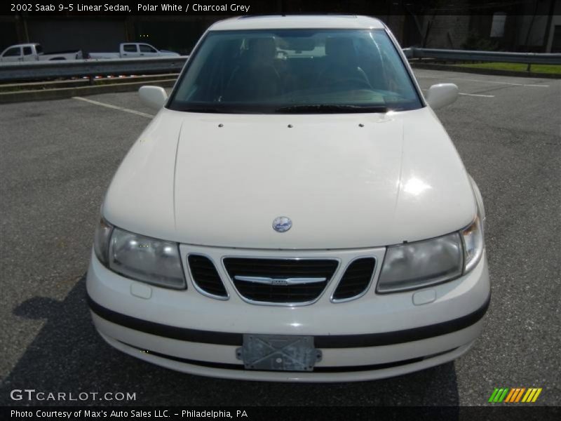 Polar White / Charcoal Grey 2002 Saab 9-5 Linear Sedan
