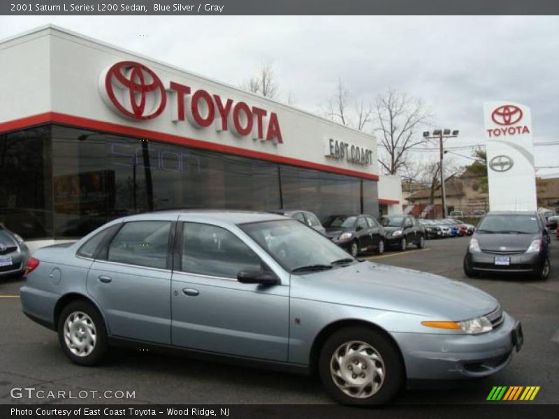 Blue Silver / Gray 2001 Saturn L Series L200 Sedan