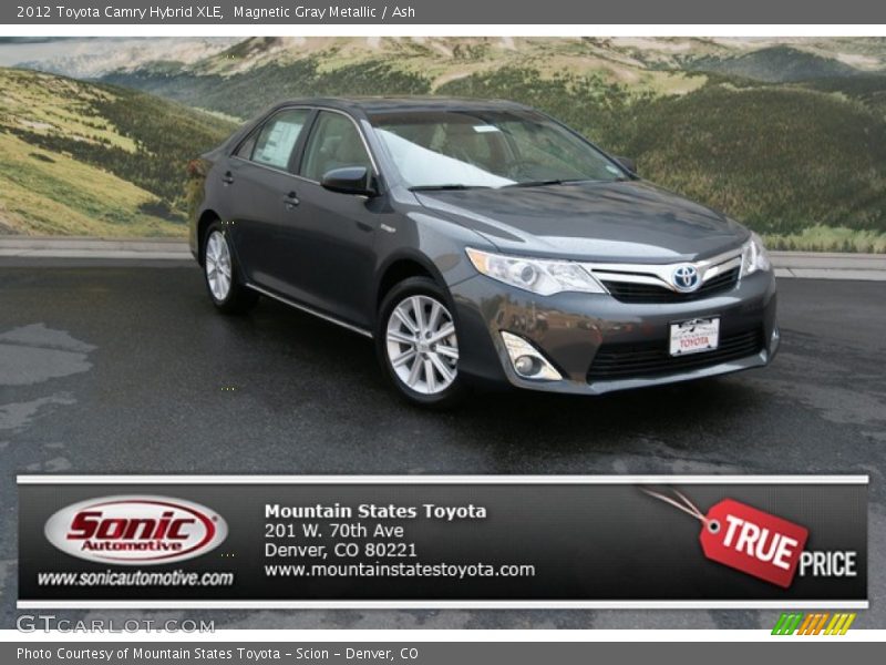 Magnetic Gray Metallic / Ash 2012 Toyota Camry Hybrid XLE